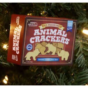Old Fashioned Animal Crackers Ornament 12 Oz Box Design Christmas Tree Decoratio